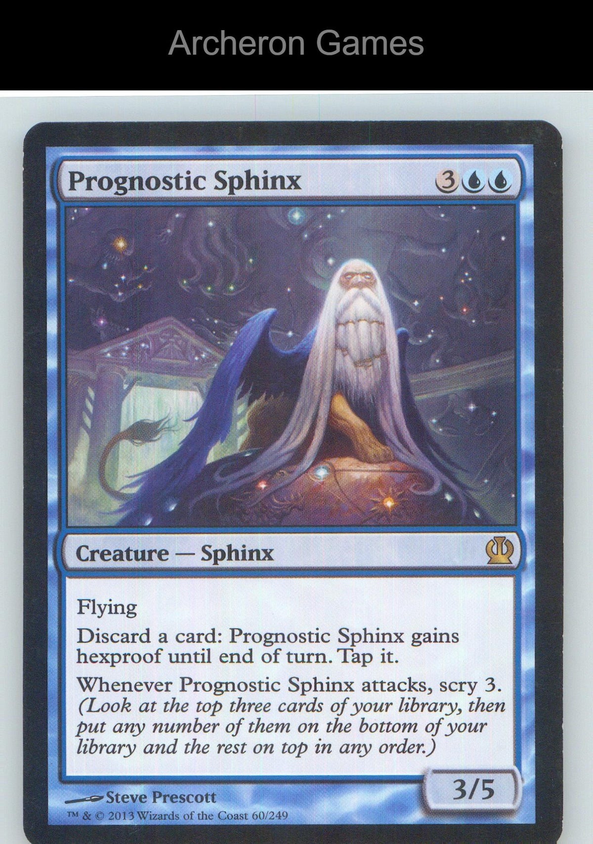 Prognostic Sphinx THS 60 R MTG Card NM/EX+