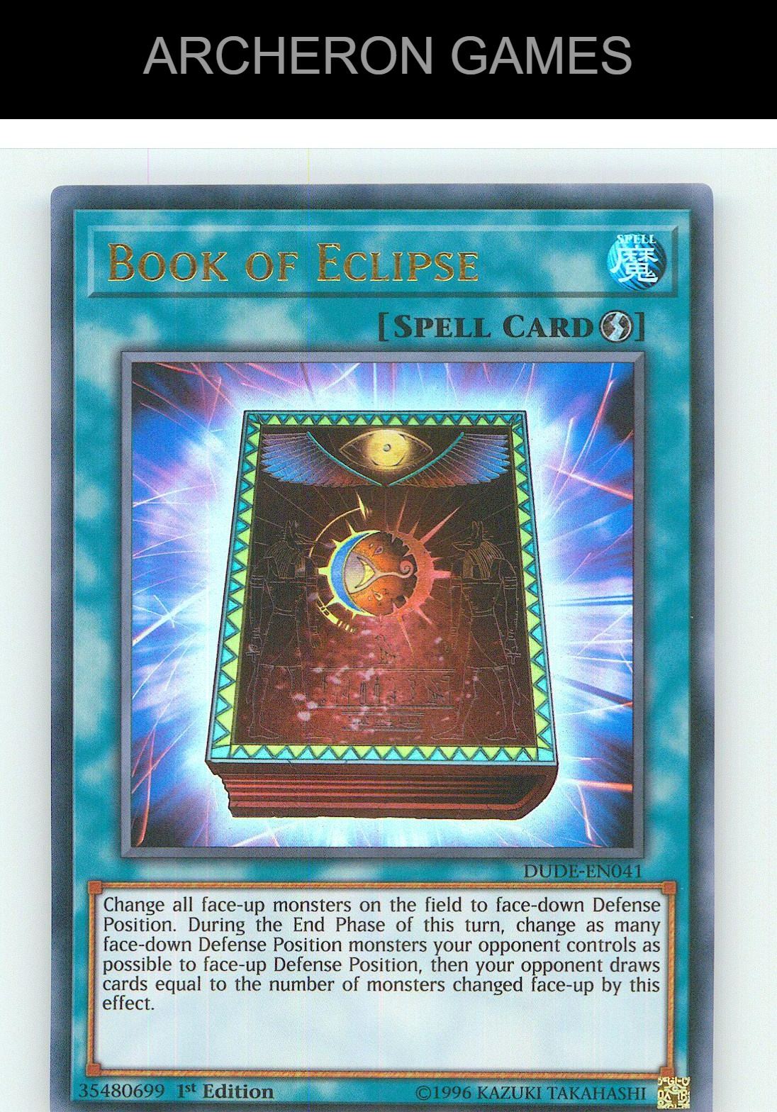 Book of Eclipse Ultra Rare YUGIOH Card 1st Edition