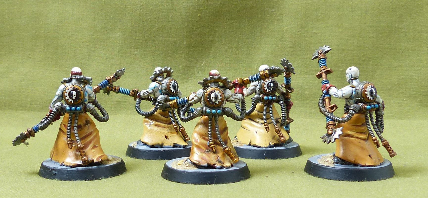 Corpuscarii Electro-Priests painted - Adeptus Mechanicus - Warhammer 40K #2WP