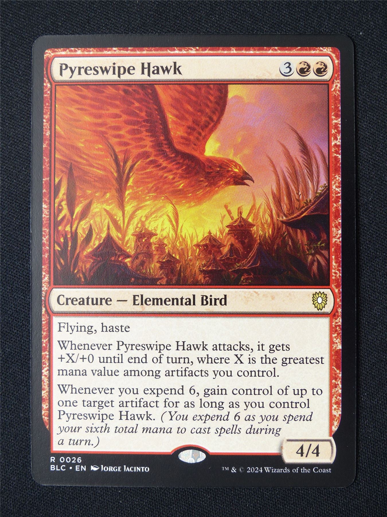 Pyreswipe Hawk - BLC - Mtg Card #97G