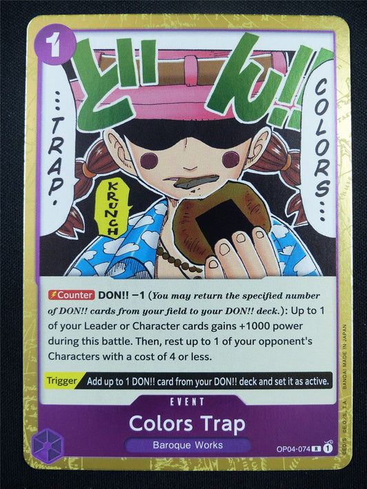 Colors Trap OP04-074 R - One Piece Card #1VI
