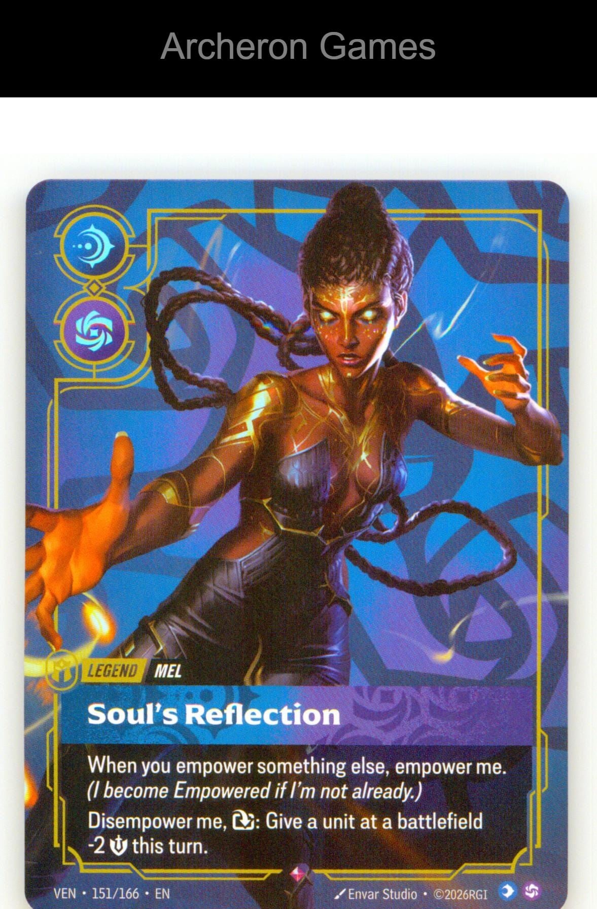 Mel - Soul's Reflection VEN 151/166 R Vendetta Riftbound Card