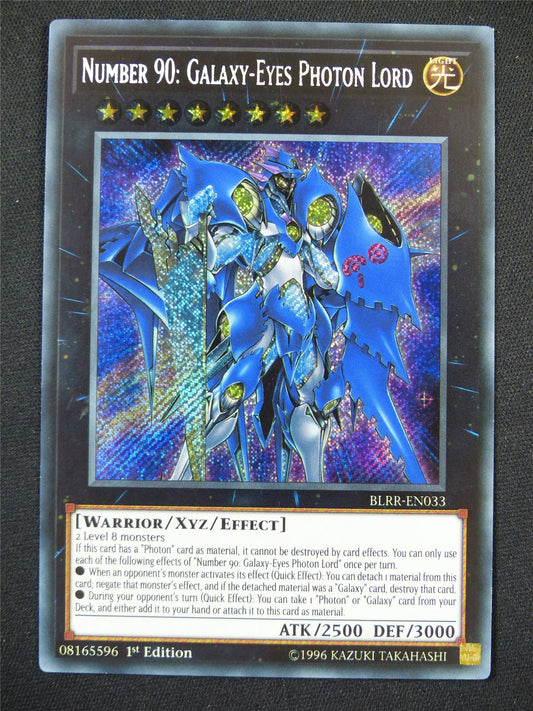 Number 90: Galaxy-Eyes Photon Lord BLRR Secret Rare - 1st ed Yugioh Card #5MU