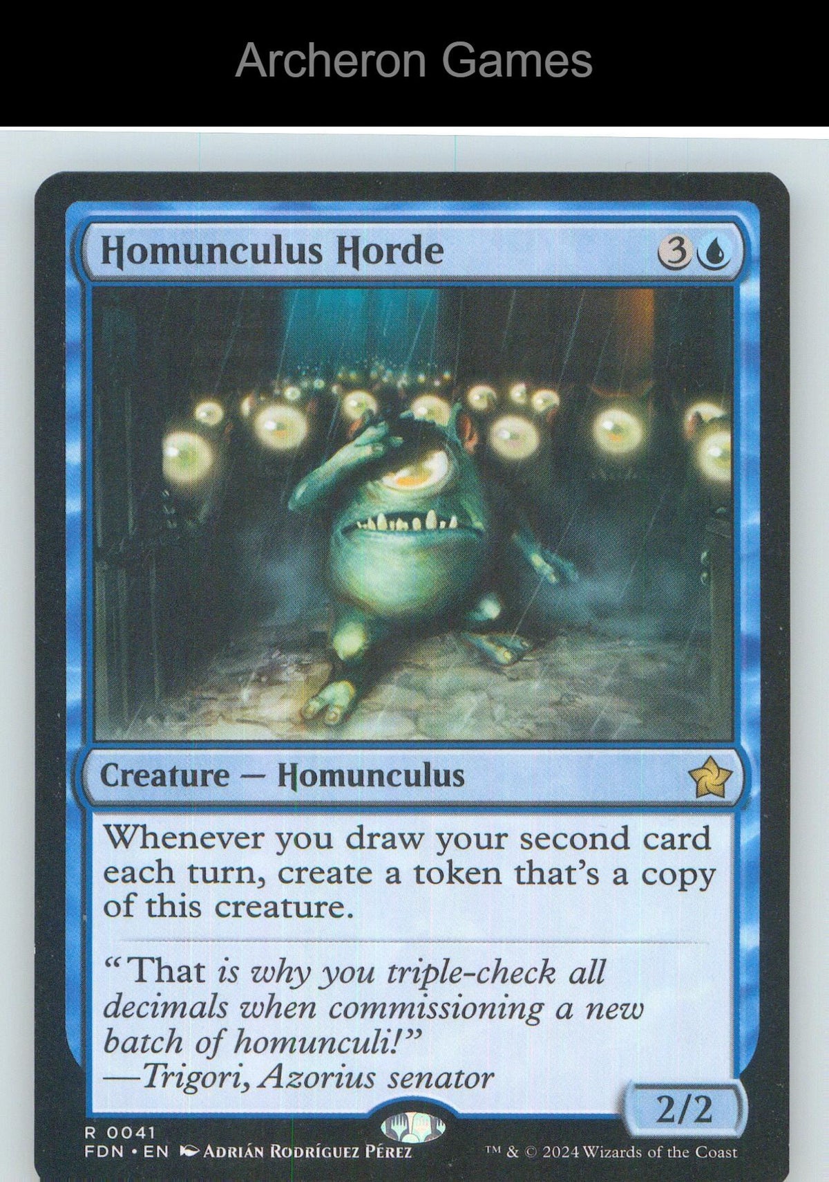 Homunculus Horde FDN 41 R MTG Card NM/EX+