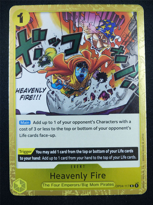 Heavenly Fire OP04-117 R - One Piece Card #1VN