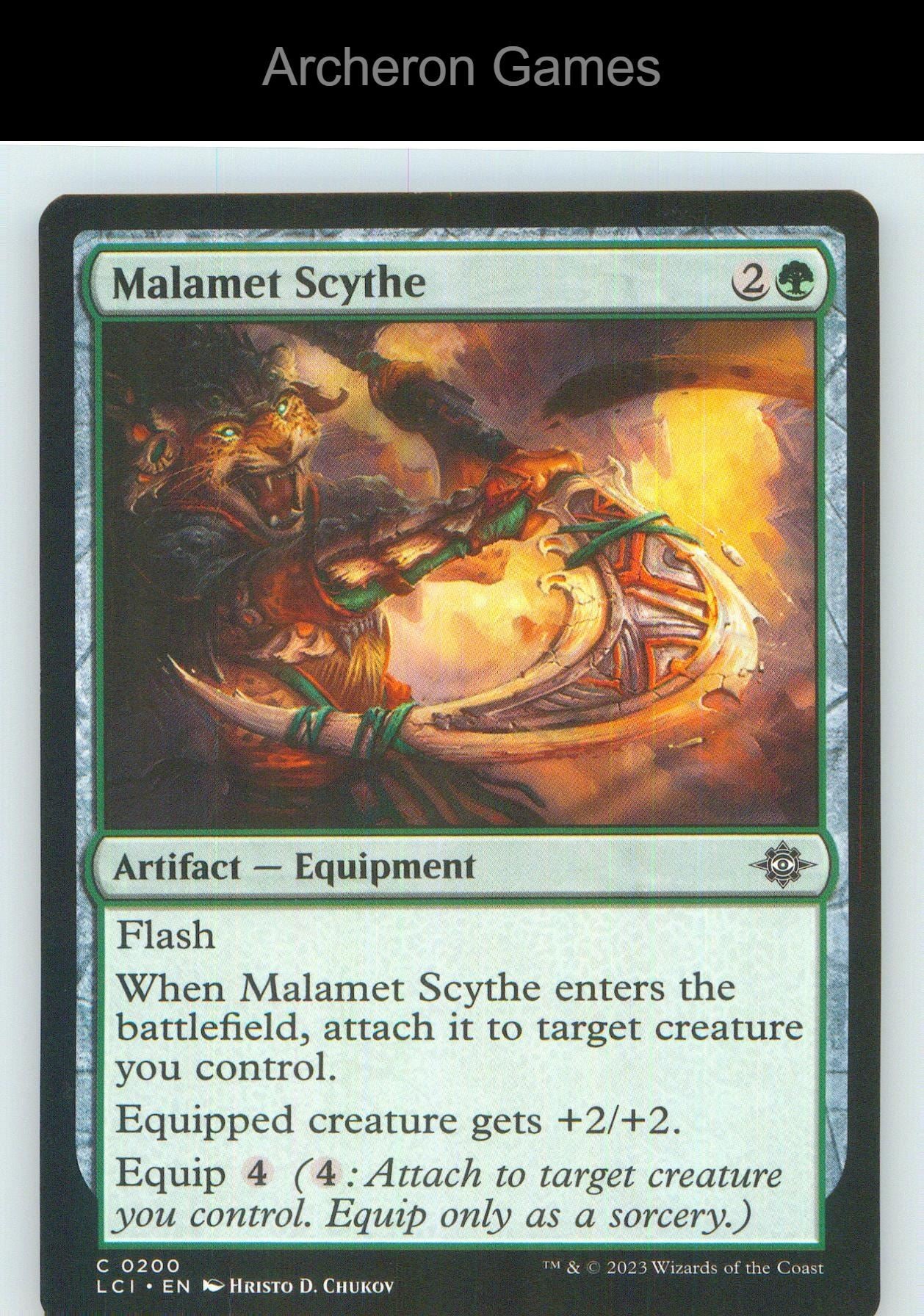 Malamet Scythe LCI 200 C MTG Card NM/EX+