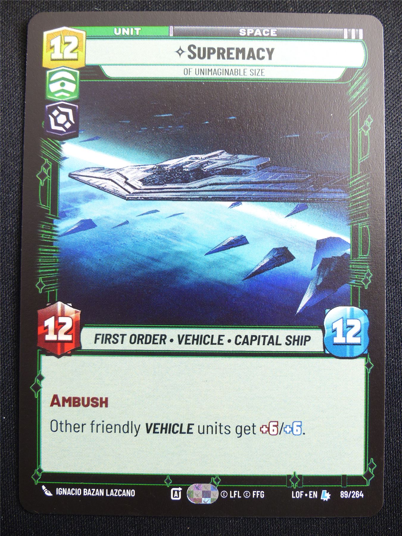 Supremacy 89/264 - Star Wars Unlimited Card #4G9