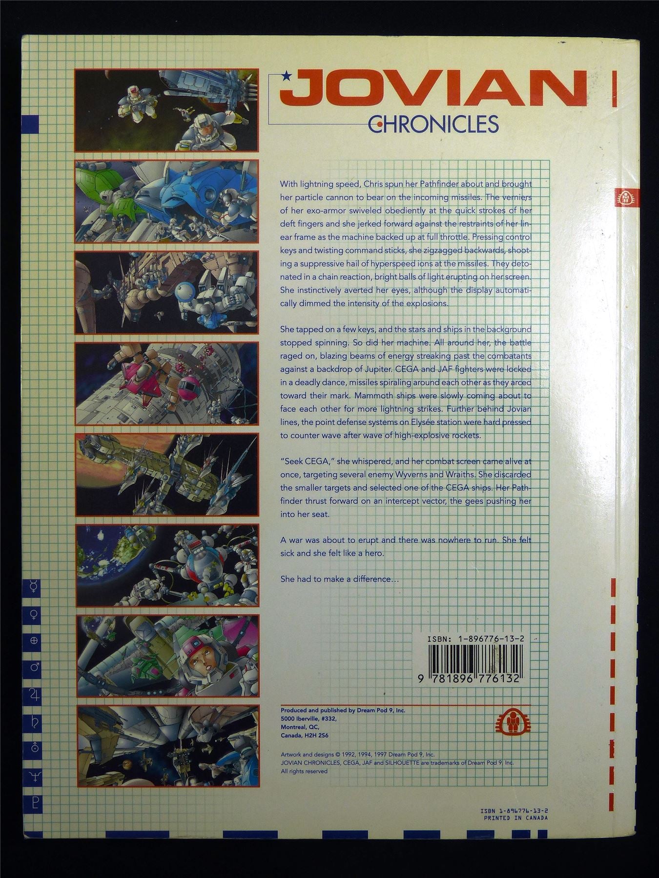 Jovian Chornicles: Enter the Saga of Mankind Rulebook - Roleplay Softback #DS