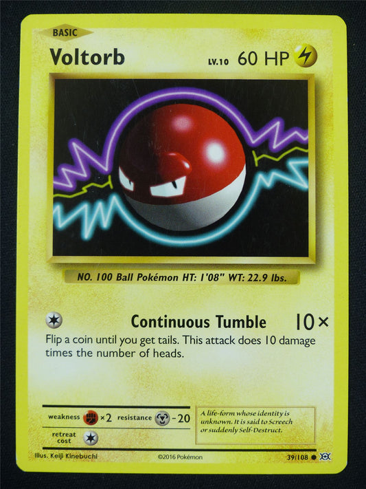 Voltorb 39/108 - Pokemon Card #5MJ