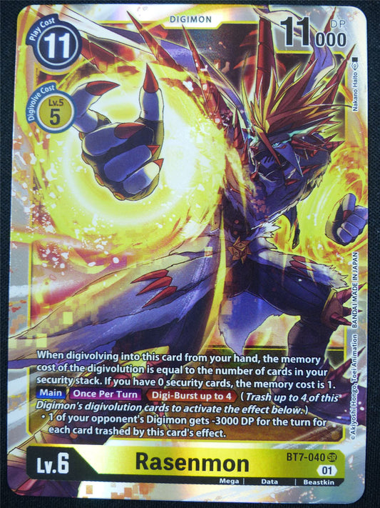 Rasenmon BT7-040 SR - Digimon Card #4D8