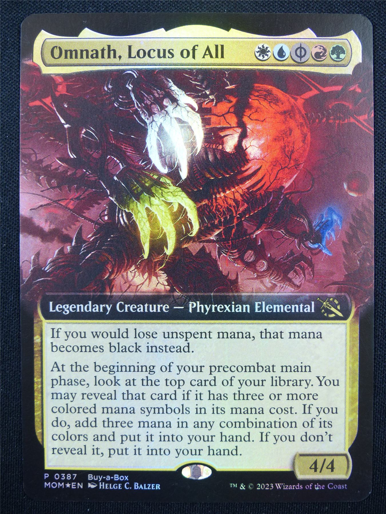 Omnath Locus of All Extended Foil - MOM - Mtg Card #1CM