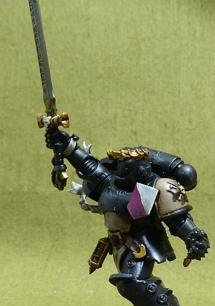 Emperor's Champion painted - Black Templar - Warhammer 40K #434