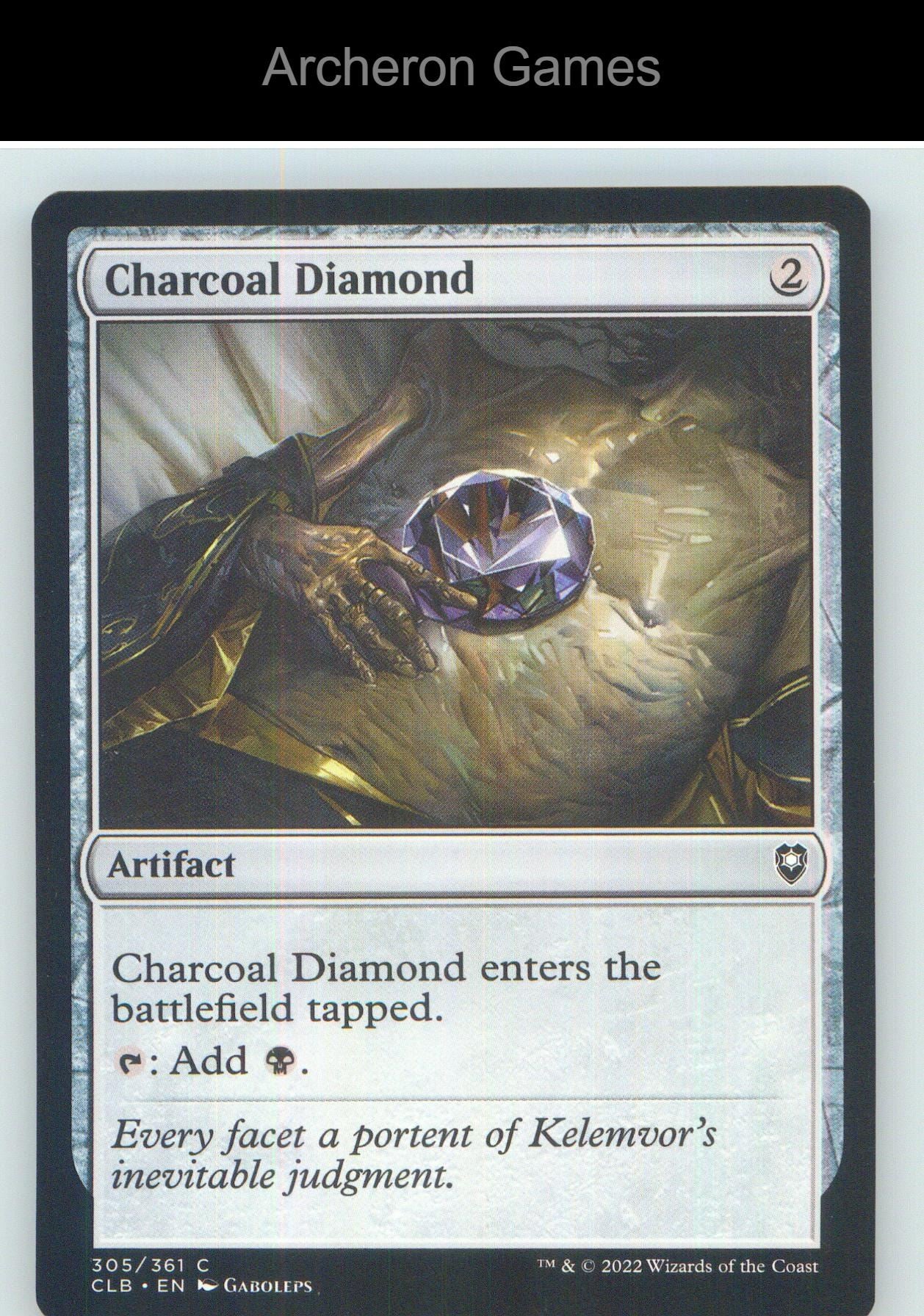 Charcoal Diamond CLB 305 C MTG Card NM/EX+