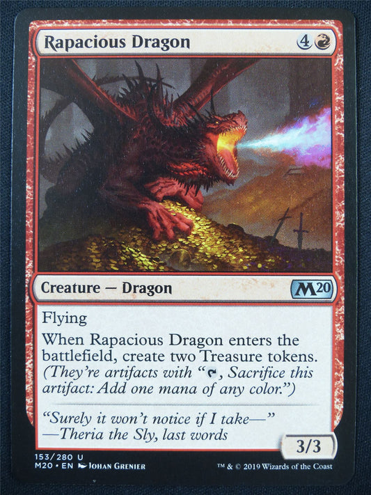 Rapacious Dragon - M20 - Mtg Card #5F2