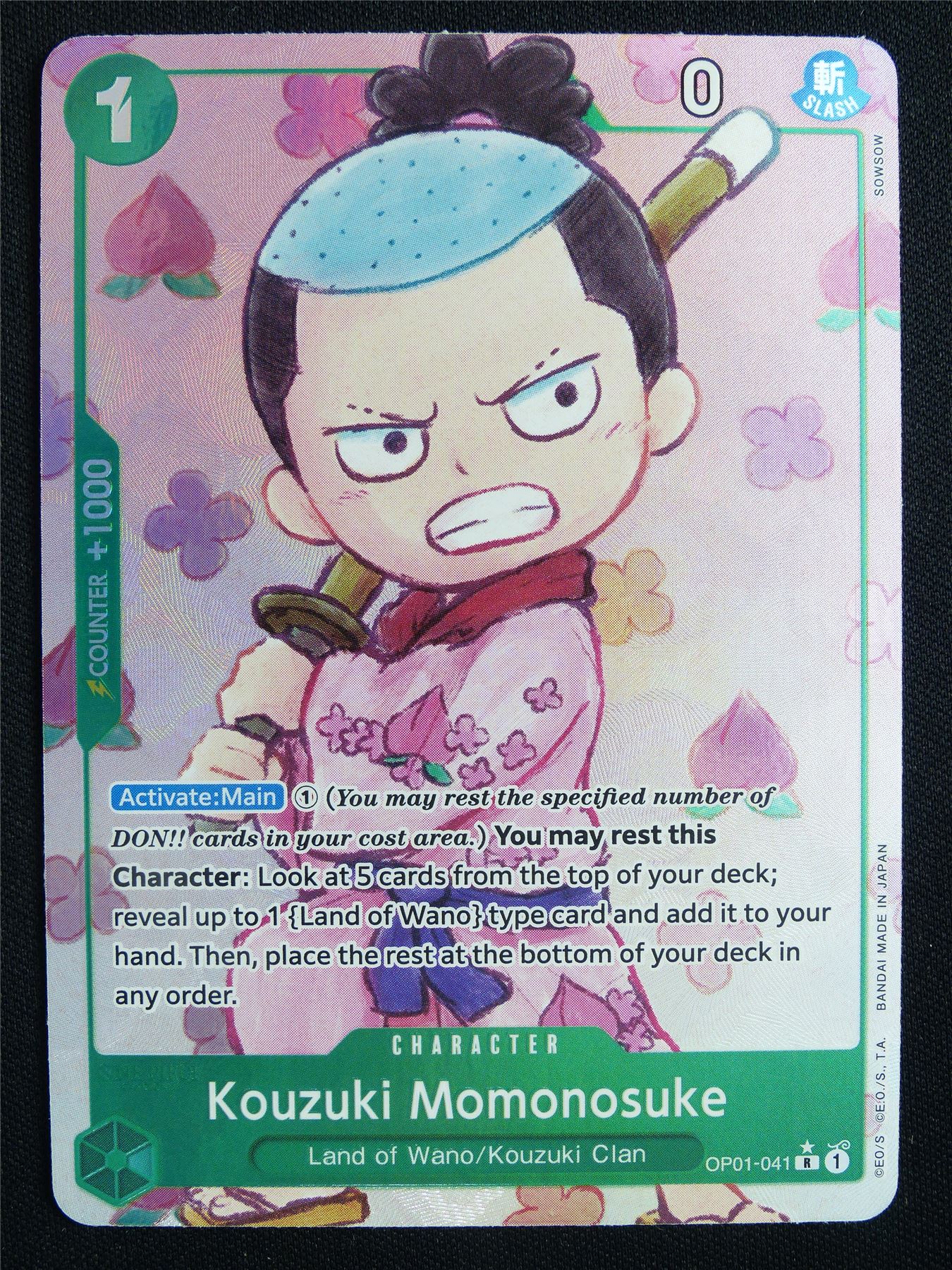Kouzuki Momonosuke OP01-041 R Alt Art - One Piece Card #4M