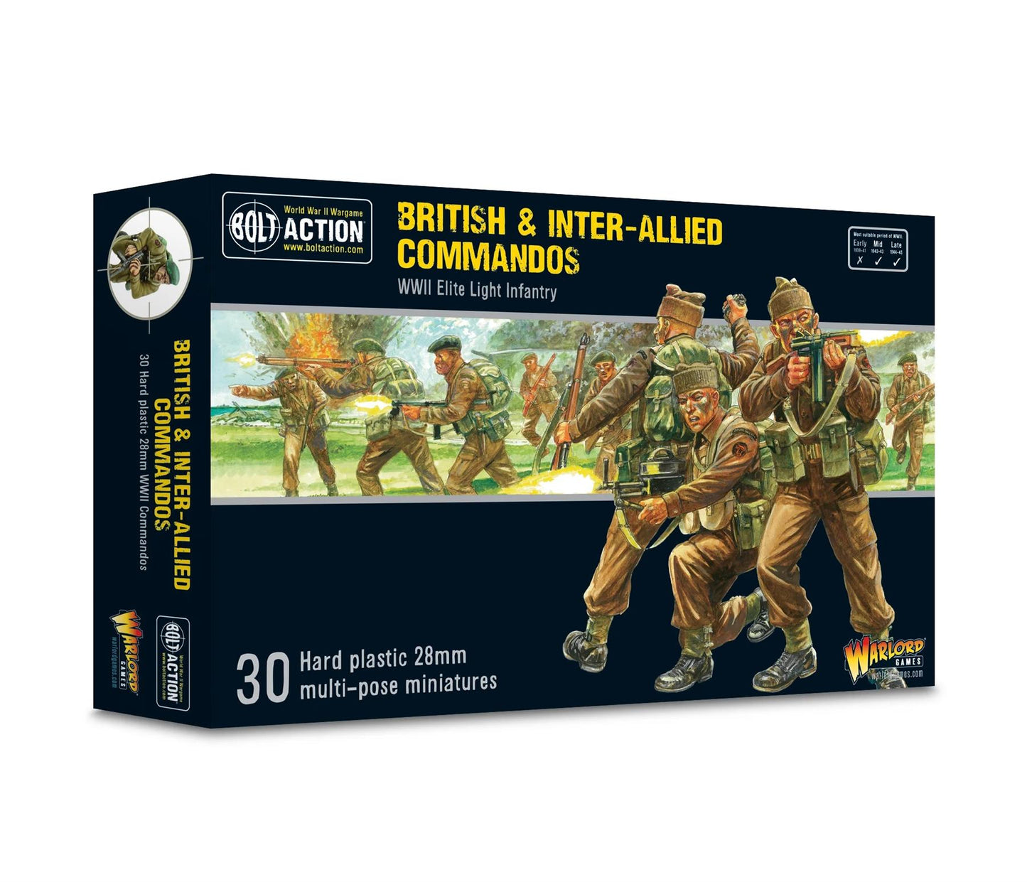 British & Inter-Allied Commandos - Bolt Action