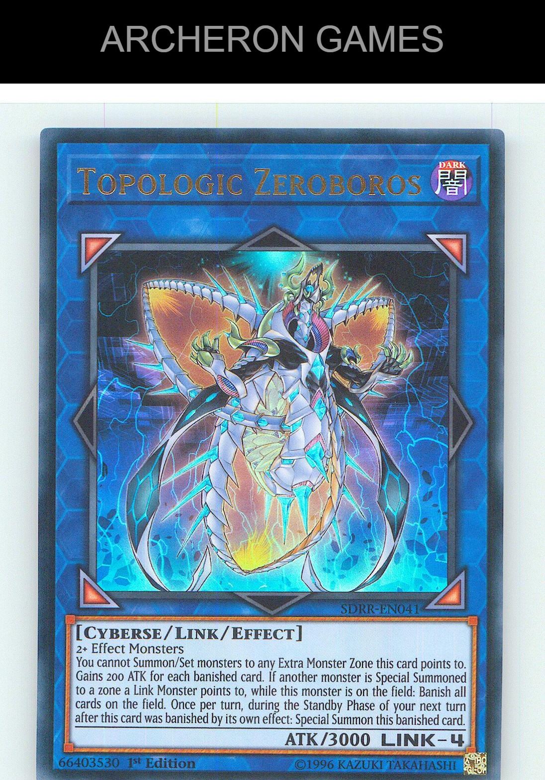 Topologic Zeroboros Ultra Rare YUGIOH Card 1st Edition