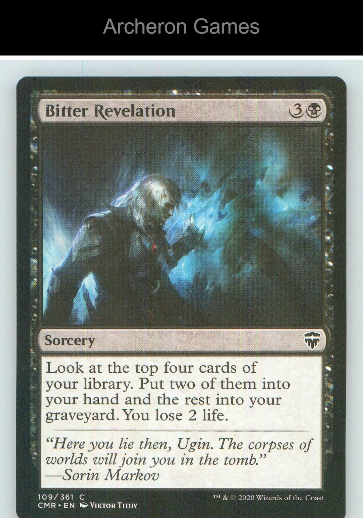 Bitter Revelation CMR 109 C MTG Card NM/EX+