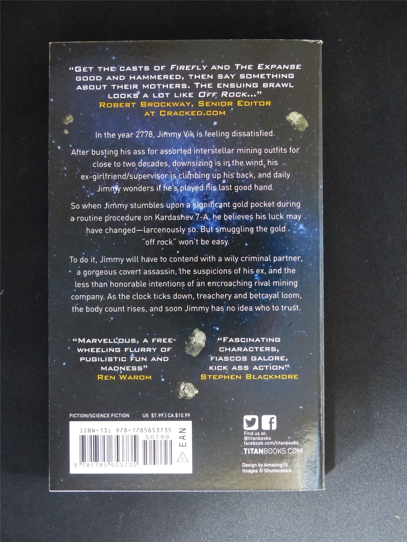 Off Rock - Titan Novel Book Softback #7X