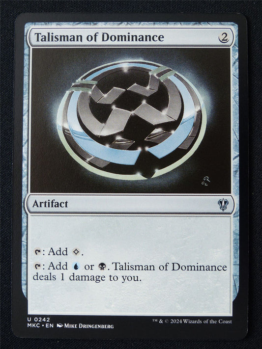 Talisman of Dominance - MKC - Mtg Card #8O