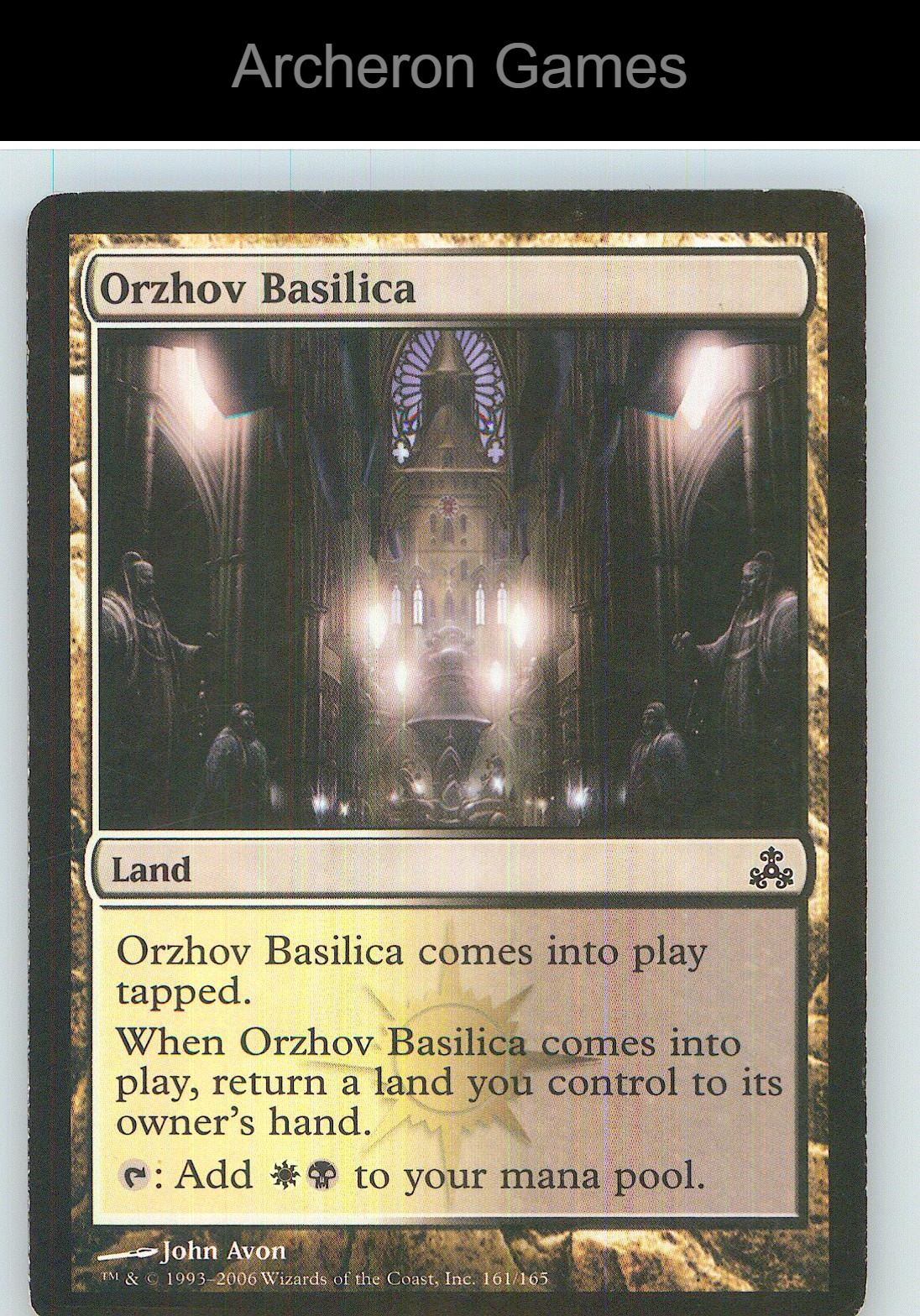 Orzhov Basilica GPT 161 C MTG Card NM/EX+