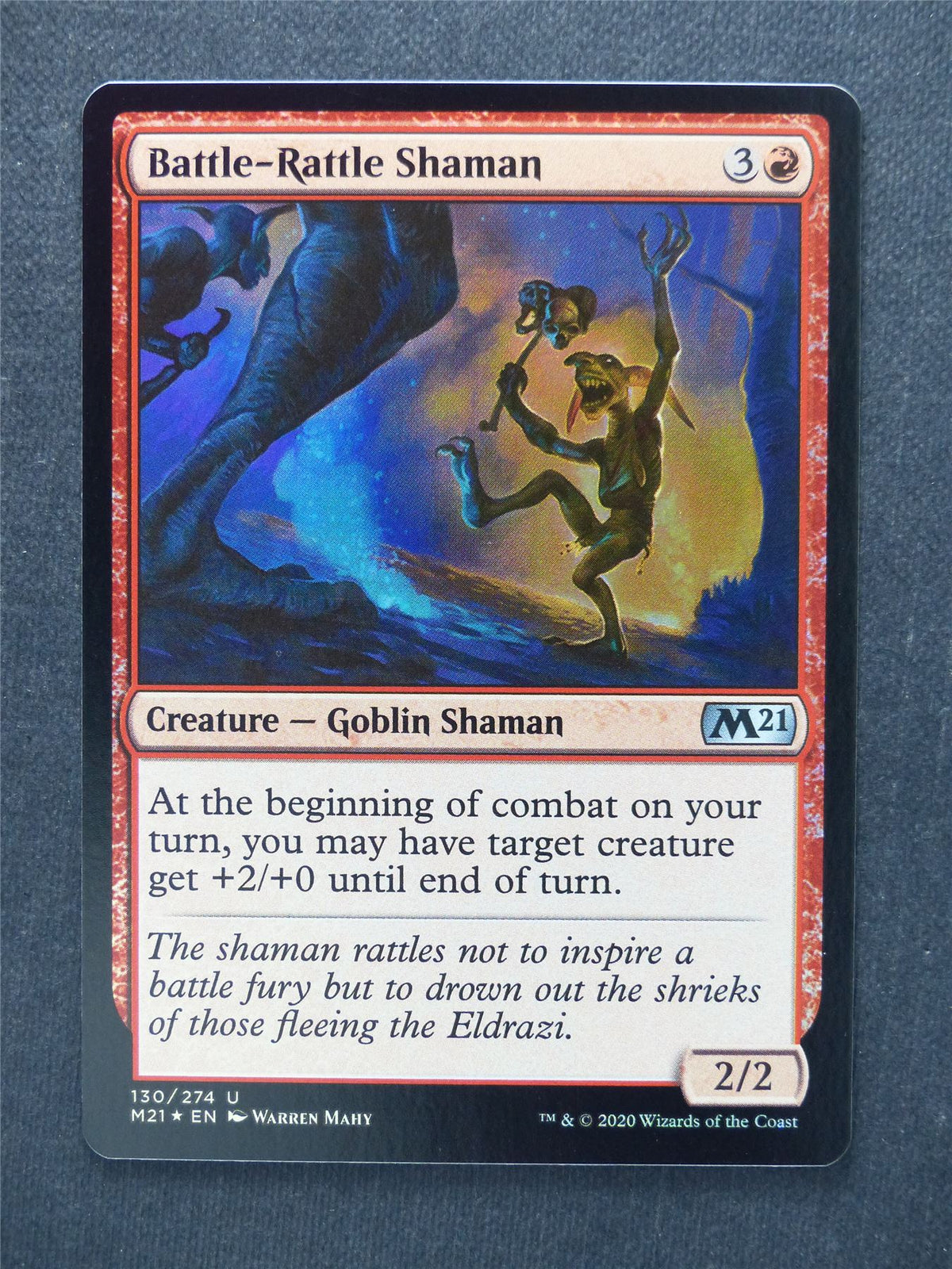 Battle-Rattle Shaman Foil - Mtg Magic Cards #RW
