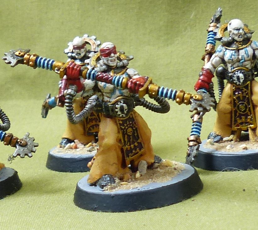 Corpuscarii Electro-Priests painted - Adeptus Mechanicus - Warhammer 40K #2WP