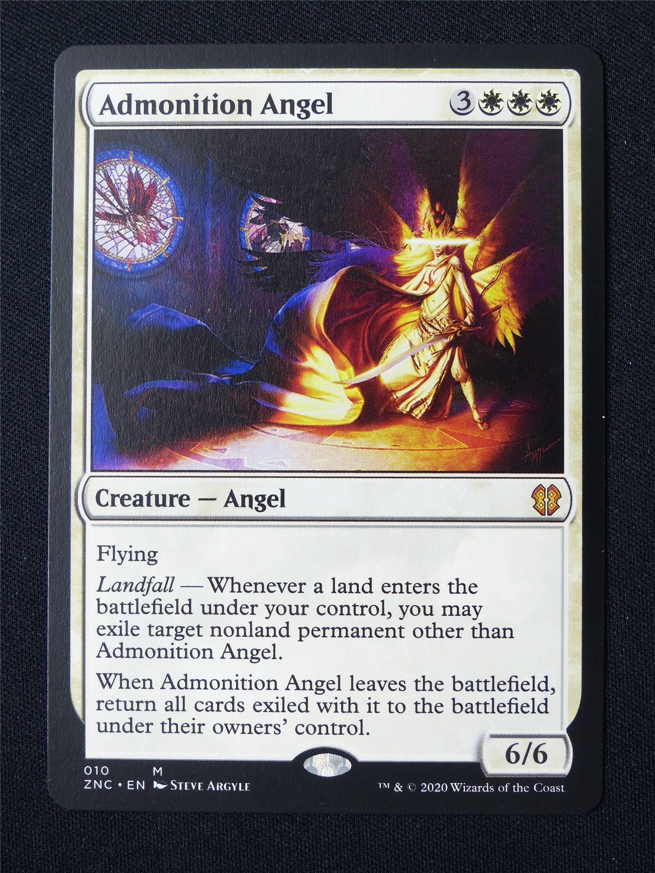 Admonition Angel - ZNC - Mtg Card #4TQ