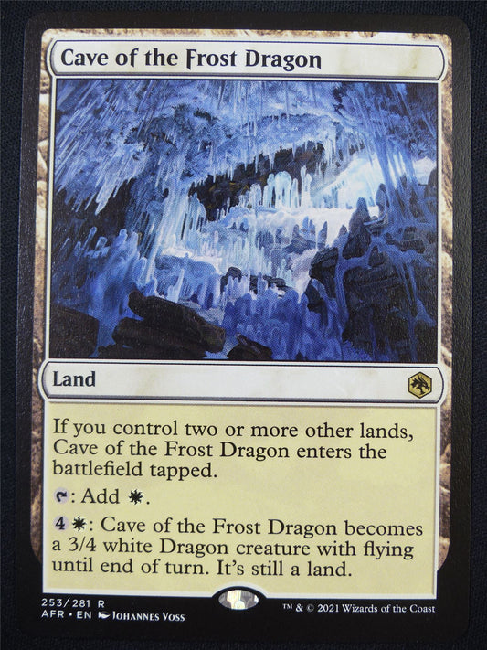 Cave of the Frost Dragon - AFR - Mtg Card #5BN