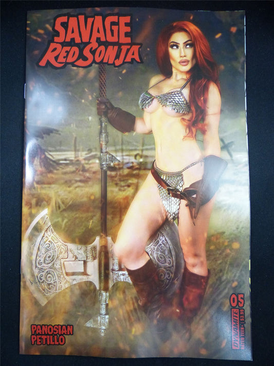 Savage RED Sonja #5 cosplay Cvr - Mar 2024 Dynamite Comic #3ZL