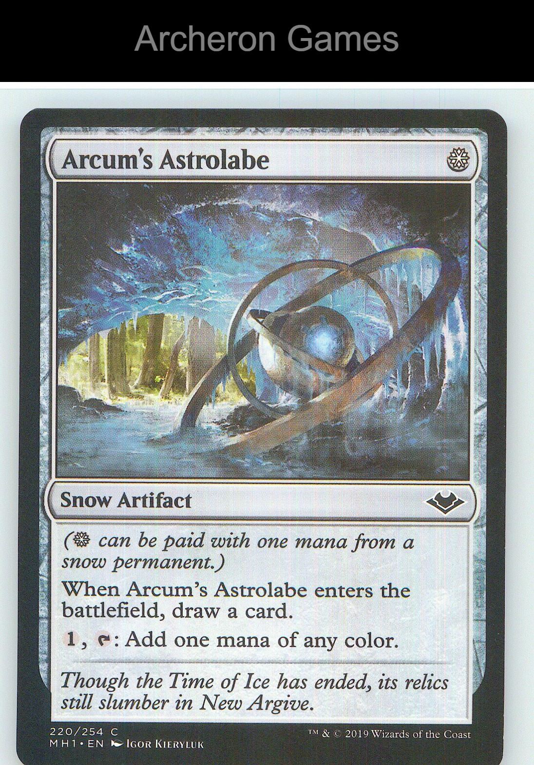 Arcum's Astrolabe MH1 220 C MTG Card NM/EX+