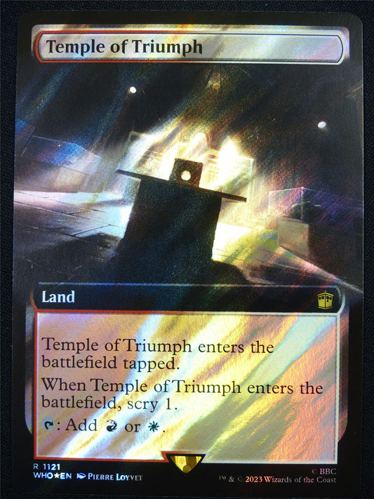 Temple of Triumph Extended Surge Foil - WHO - Mtg Card #D9