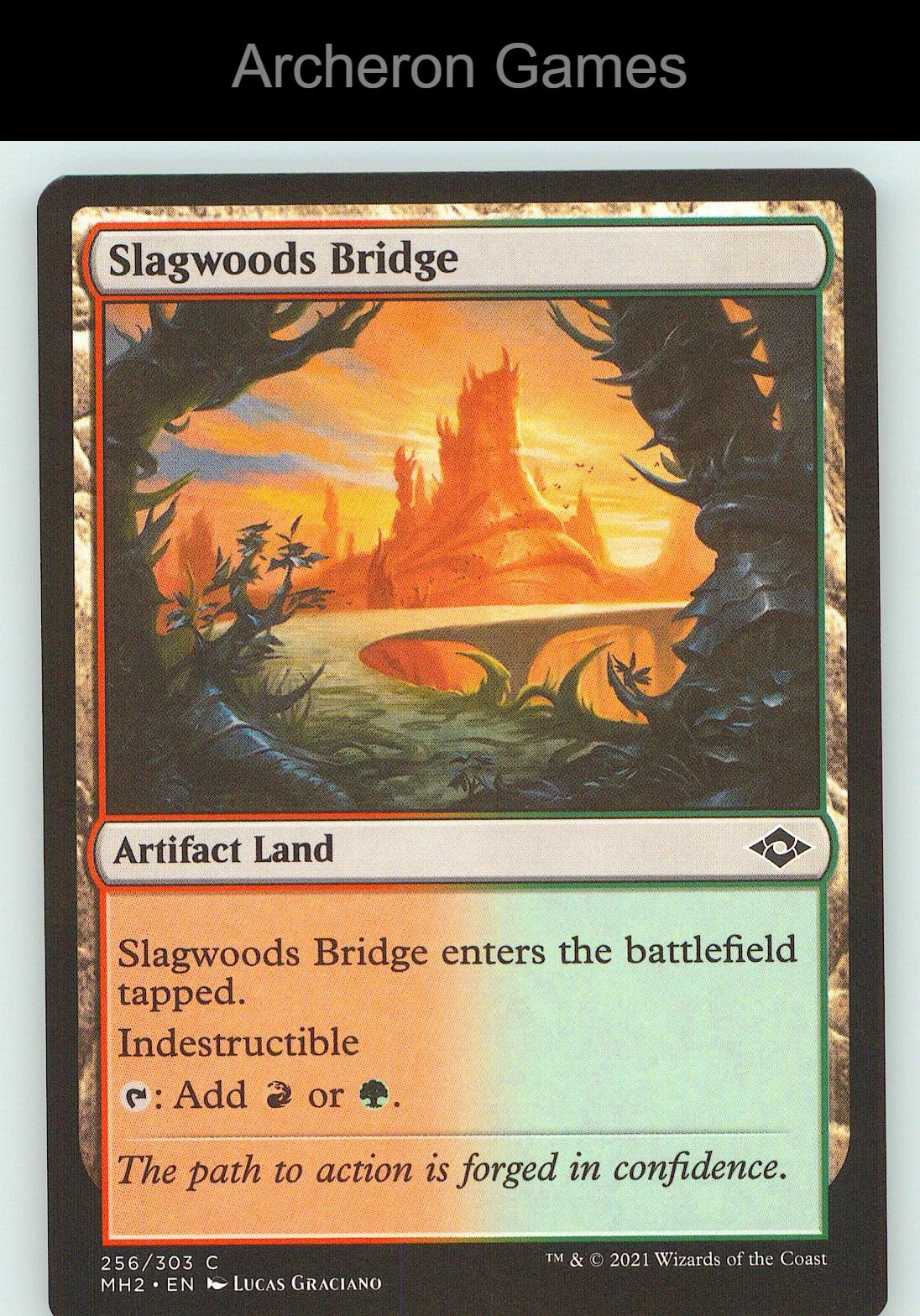 Slagwoods Bridge MH2 256 C MTG Card NM/EX+