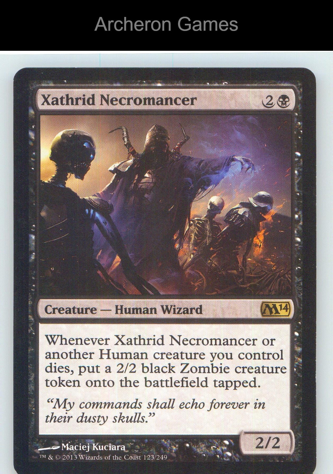 Xathrid Necromancer M14 123 R MTG Card NM/EX+