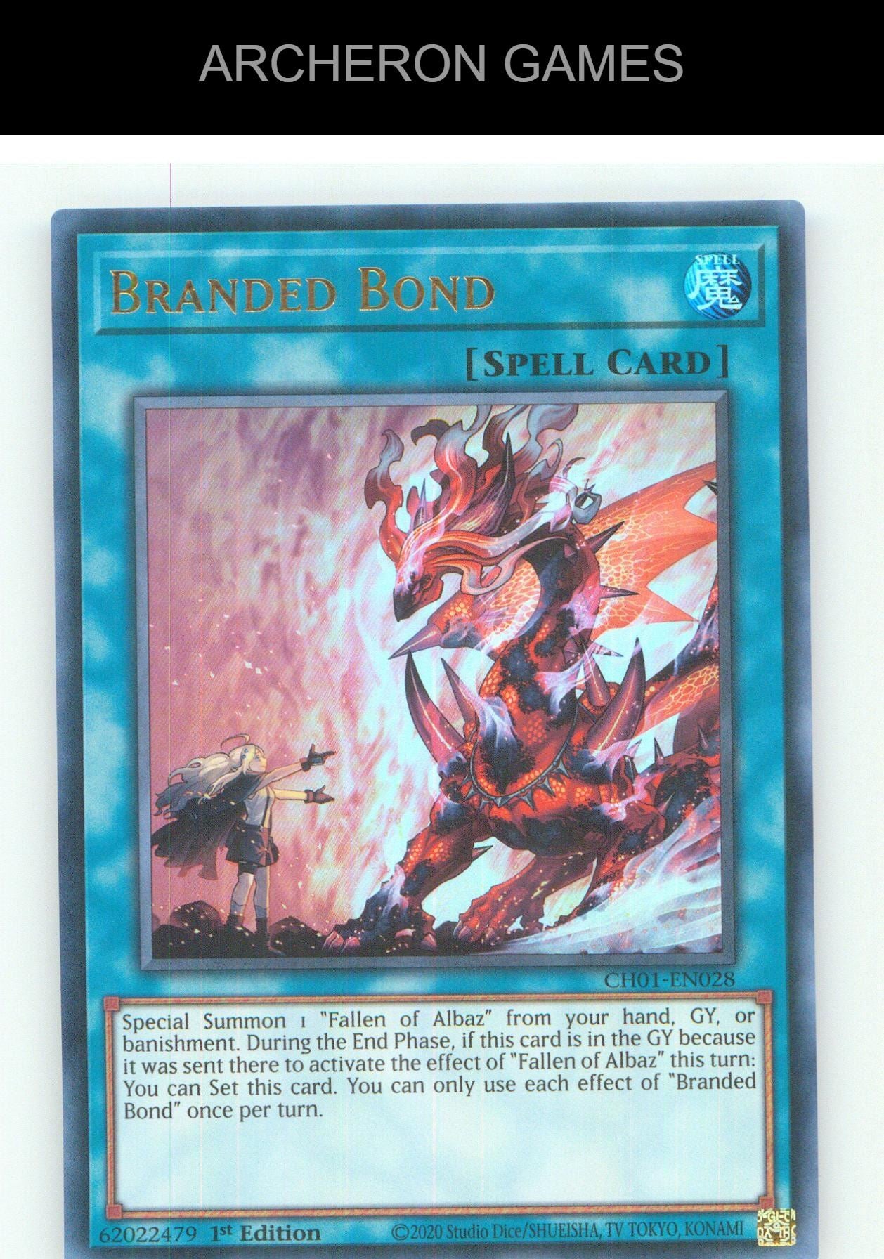 Branded Bond UR YUGIOH Card 1st Edition