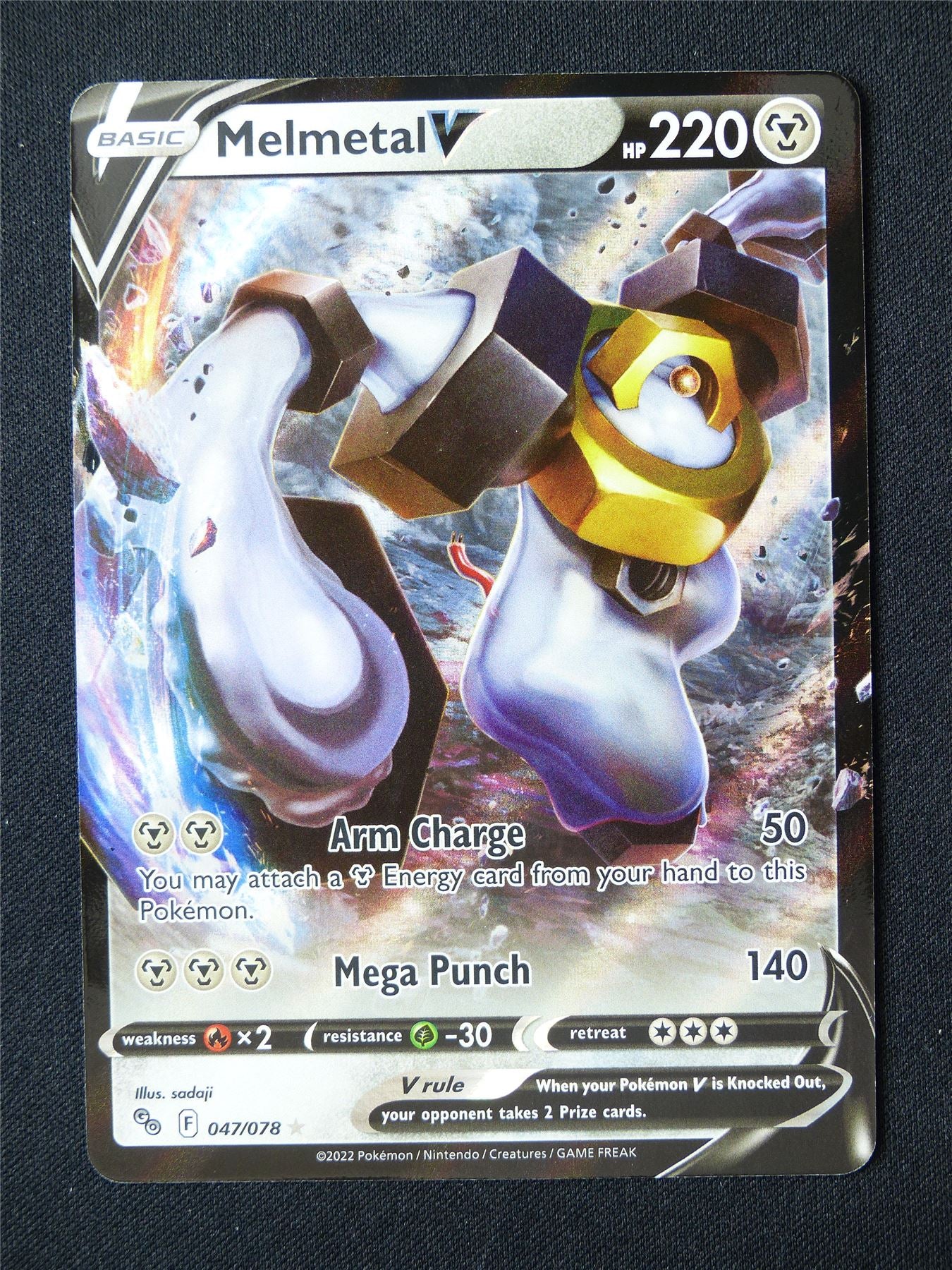 Melmetal V 047/078 Holo - Pokemon Card #70I