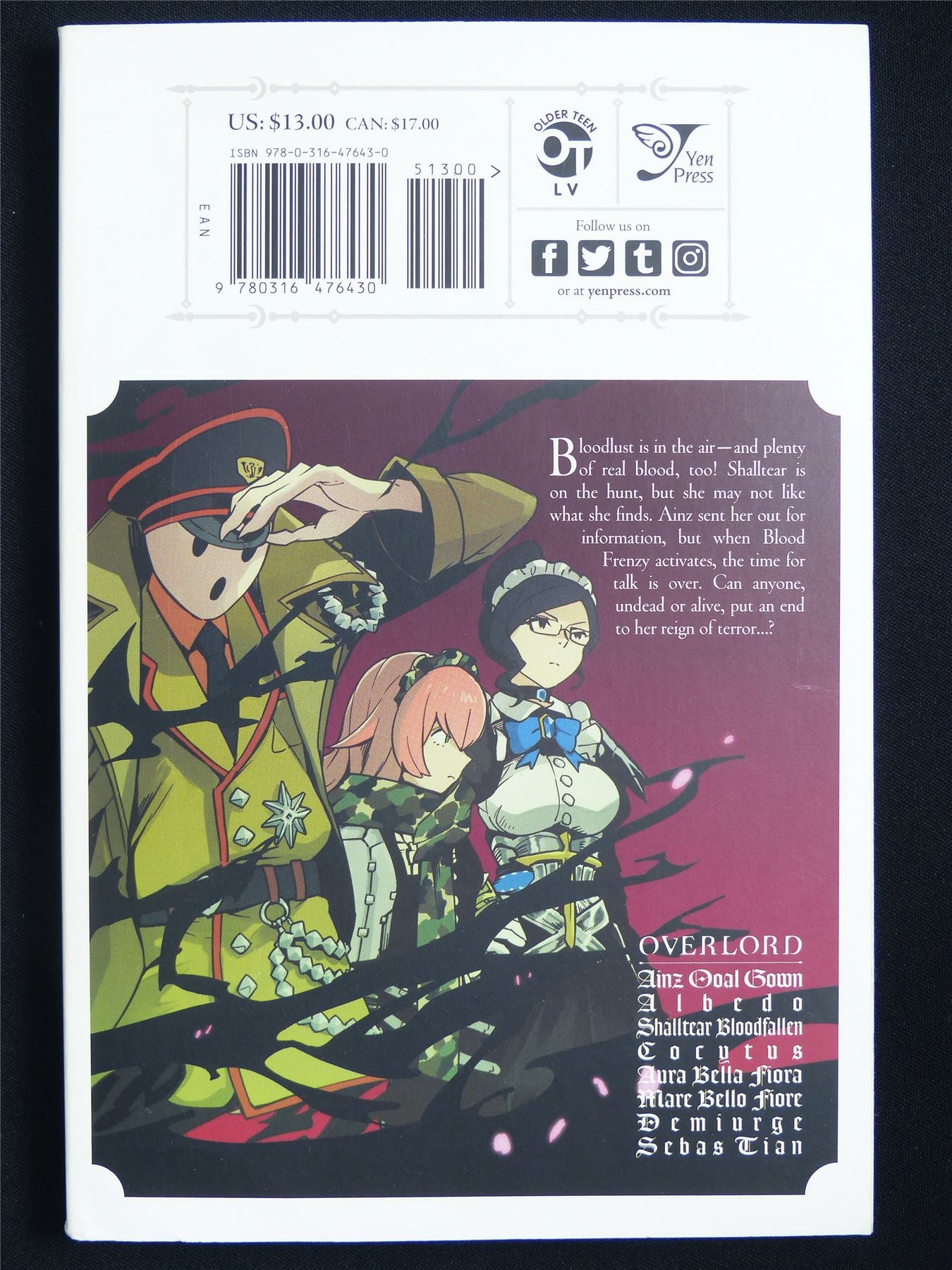 Overlord volume 4 - Yen Press Manga #1GP