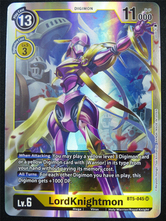 LordKnightmon BT5-045 SR - Digimon Card #4DE