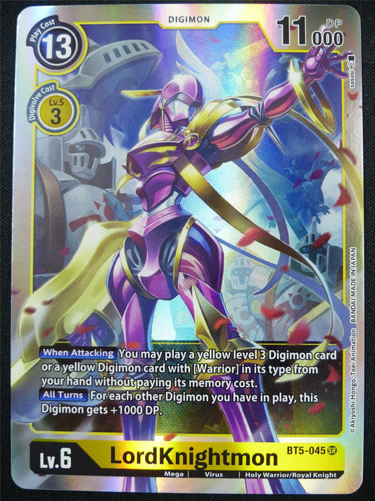 LordKnightmon BT5-045 SR - Digimon Card #4DE