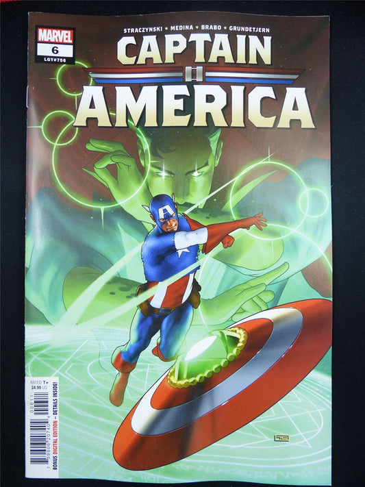 CAPTAIN America #6 - Apr 2024 Marvel Comic #31U