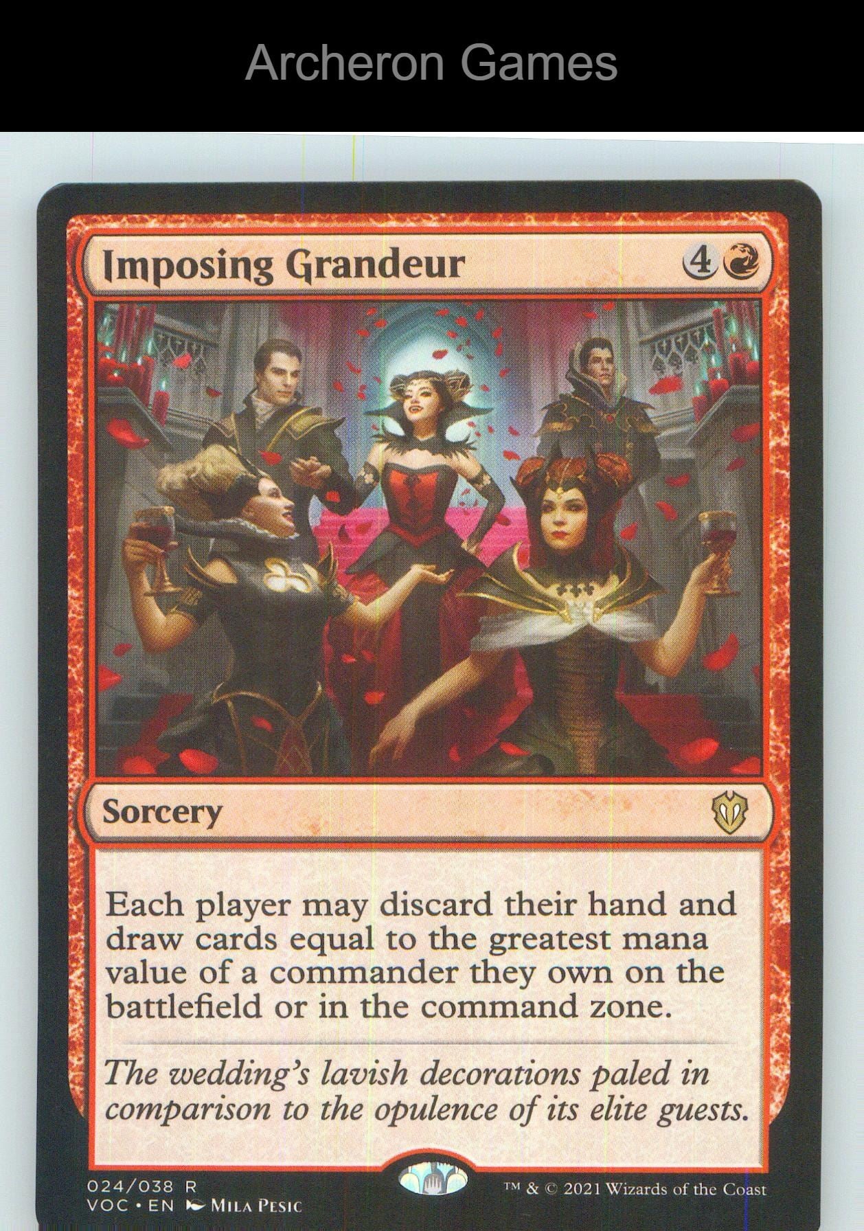 Imposing Grandeur VOC 24 R MTG Card NM/EX+