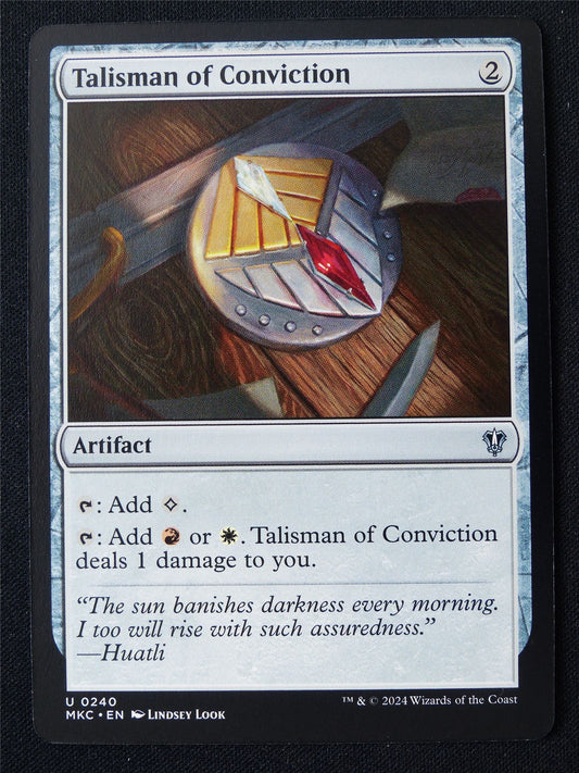 Talisman of Conviction - MKC - Mtg Card #8K