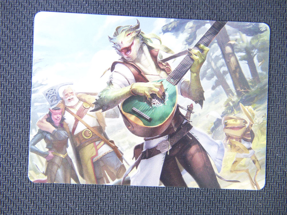 Wandering Troubadour Art Card #64 - Adventures in the Forgotten Realms Art Series - Mtg Card #3FX