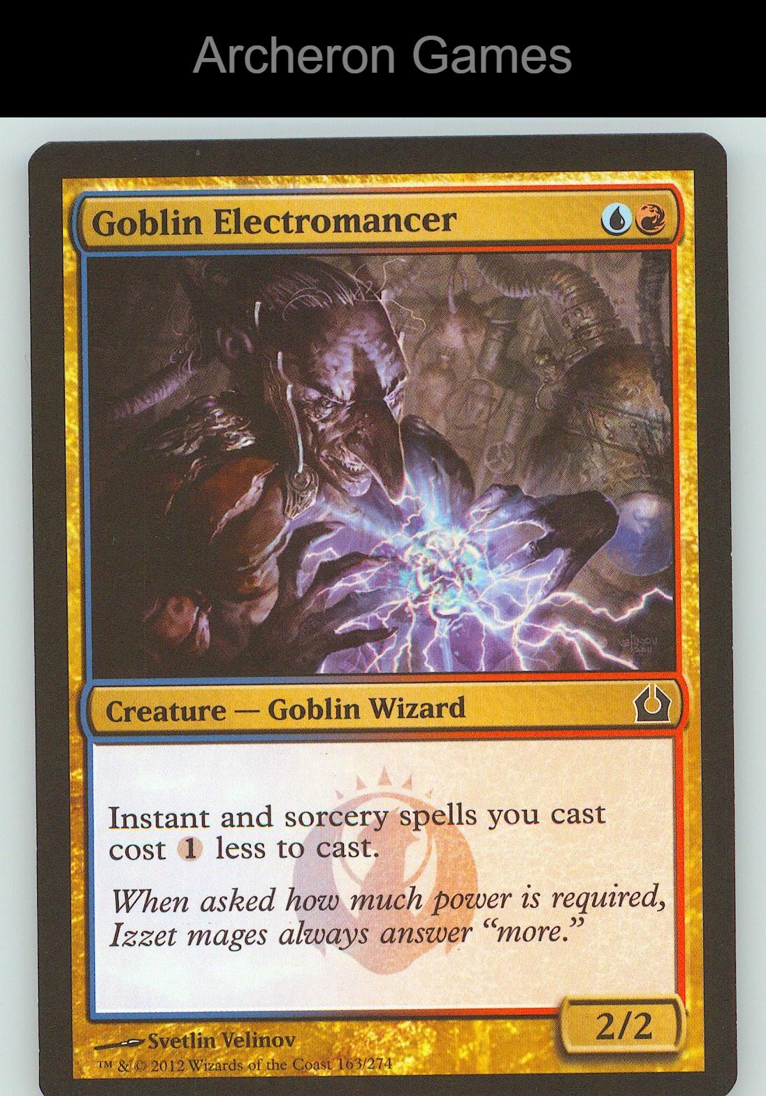 Goblin Electromancer RTR 163 C MTG Card NM/EX+