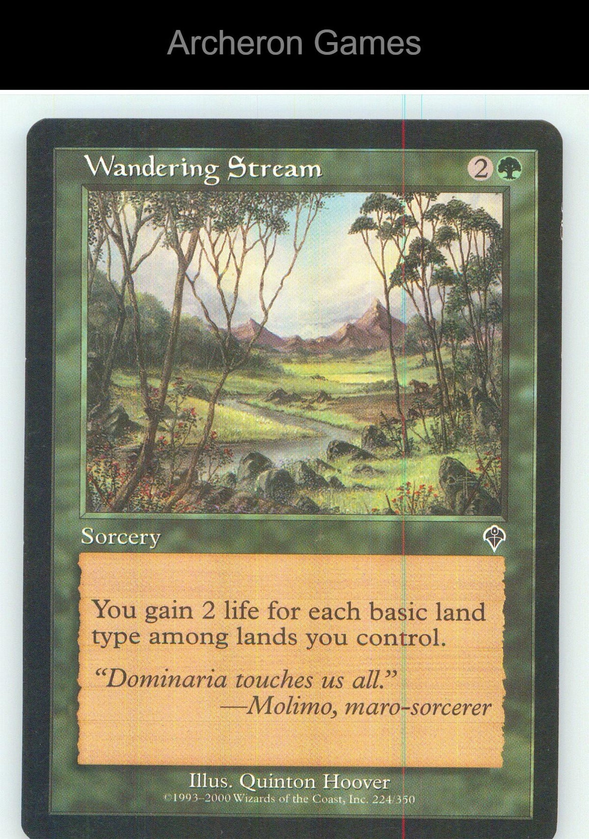Wandering Stream INV 224 C MTG Card NM/EX+