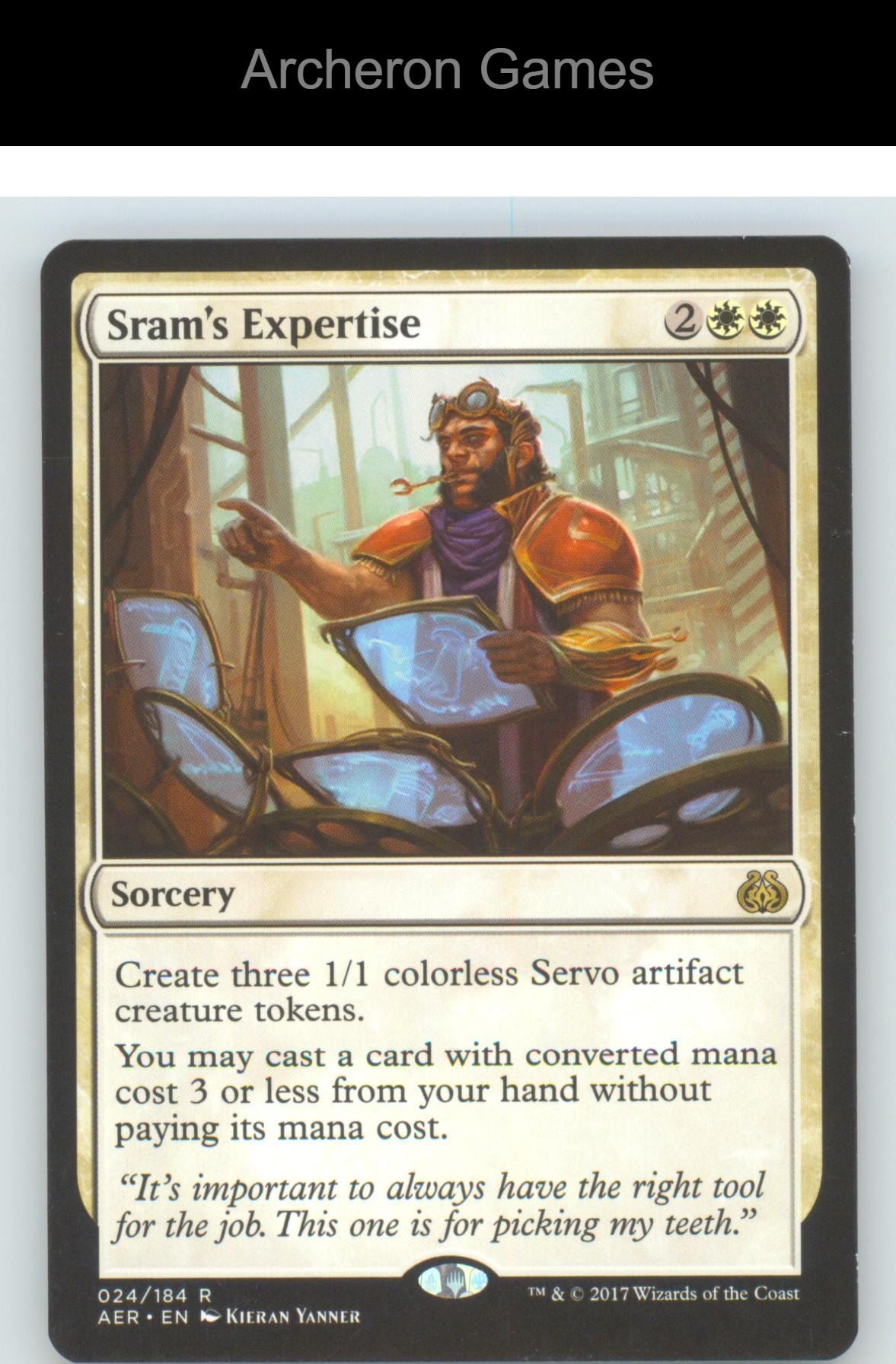 Sram's Expertise AER 24 R MTG Card Aether Revolt