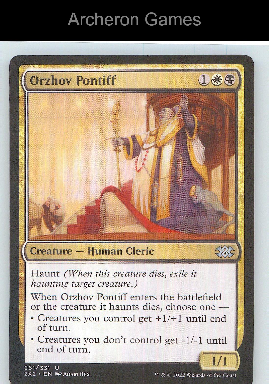 Orzhov Pontiff 2X2 261 UC MTG Card NM/EX+