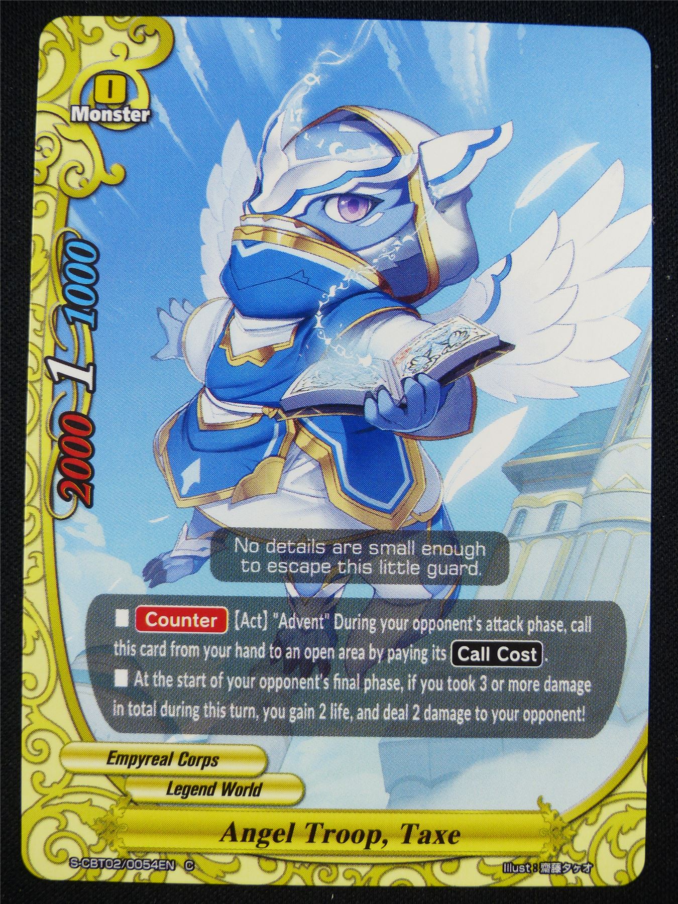 Angel Troop Taxe S-CBT02 - Buddyfight Card #2KA