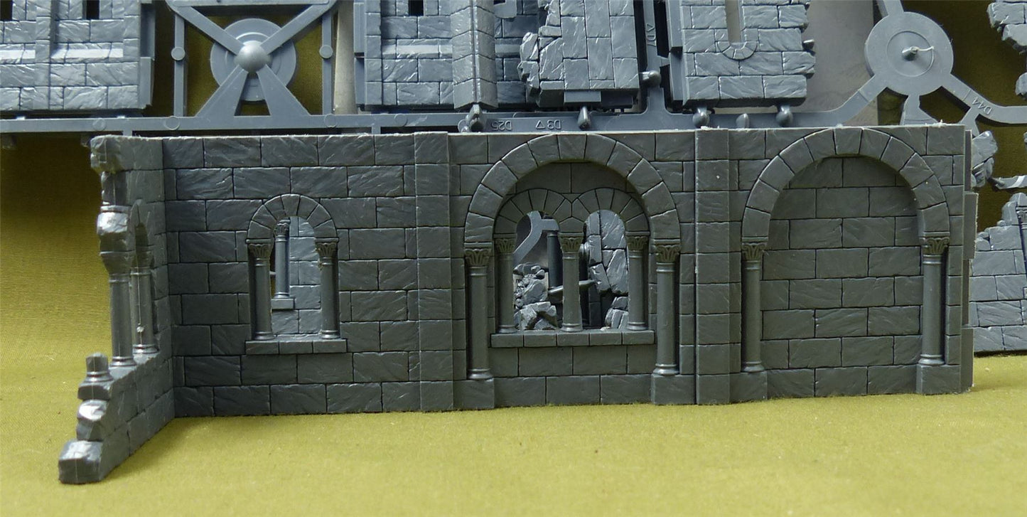 Gondor Ruins part-built - Warhammer Middle-Earth #IH