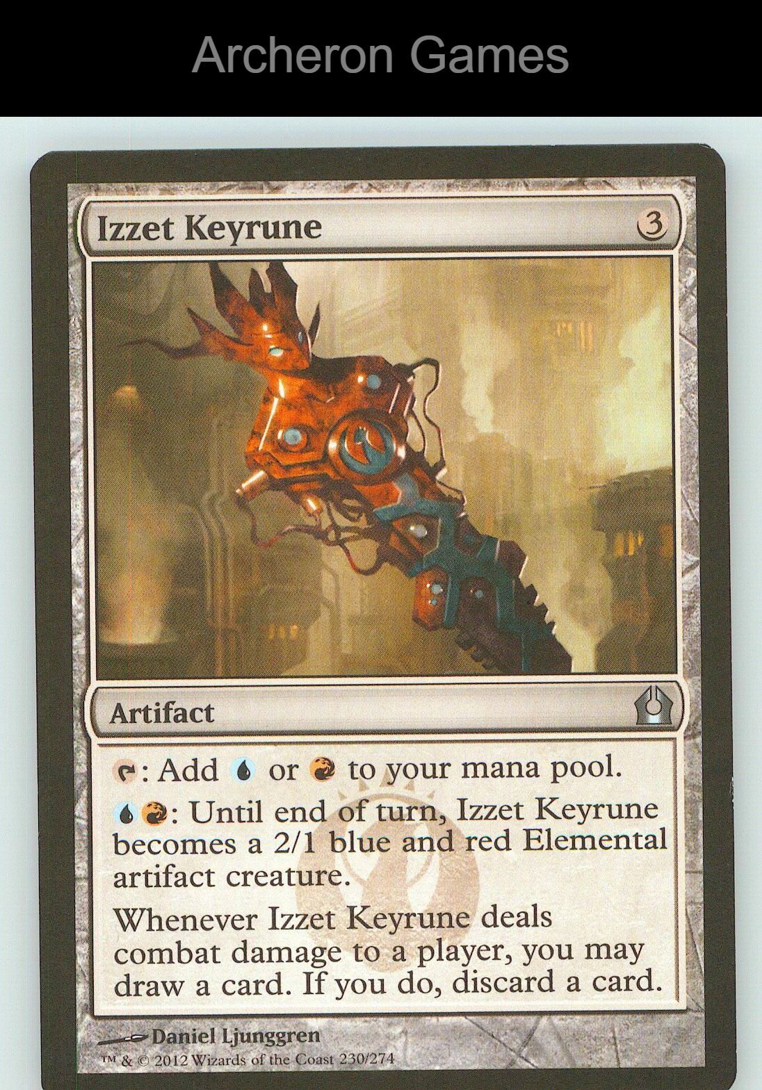 Izzet Keyrune RTR 230 UC MTG Card NM/EX+